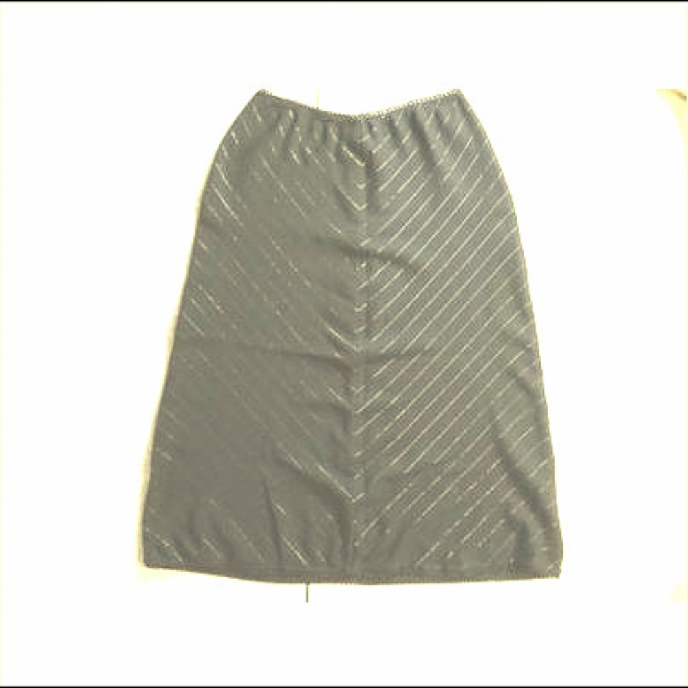 Studio Y Maurices ~ Warm Black Skirt w/ Silver